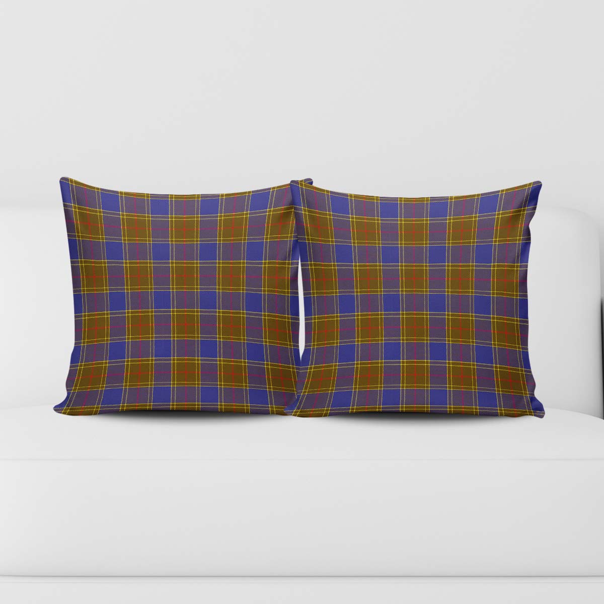 Balfour Modern Tartan Pillow Cover Square Pillow Cover - Tartanvibesclothing