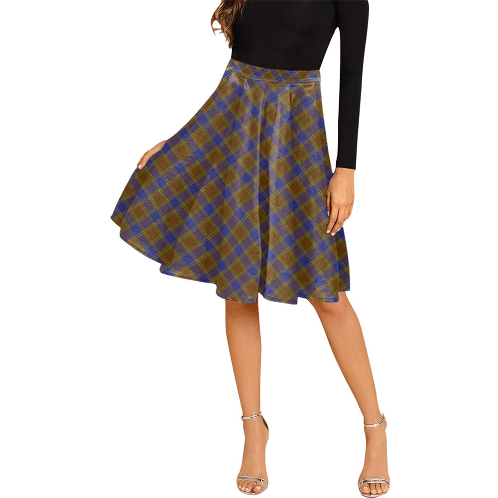 Balfour Modern Tartan Melete Pleated Midi Skirt Female - Tartanvibesclothing