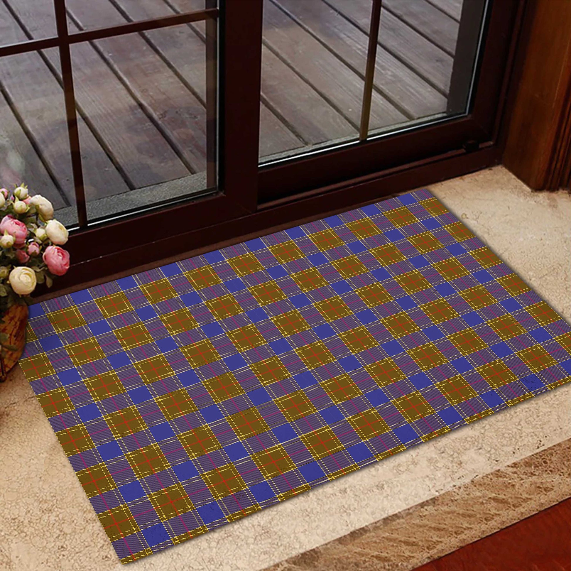 Balfour Modern Tartan Door Mat - Tartanvibesclothing