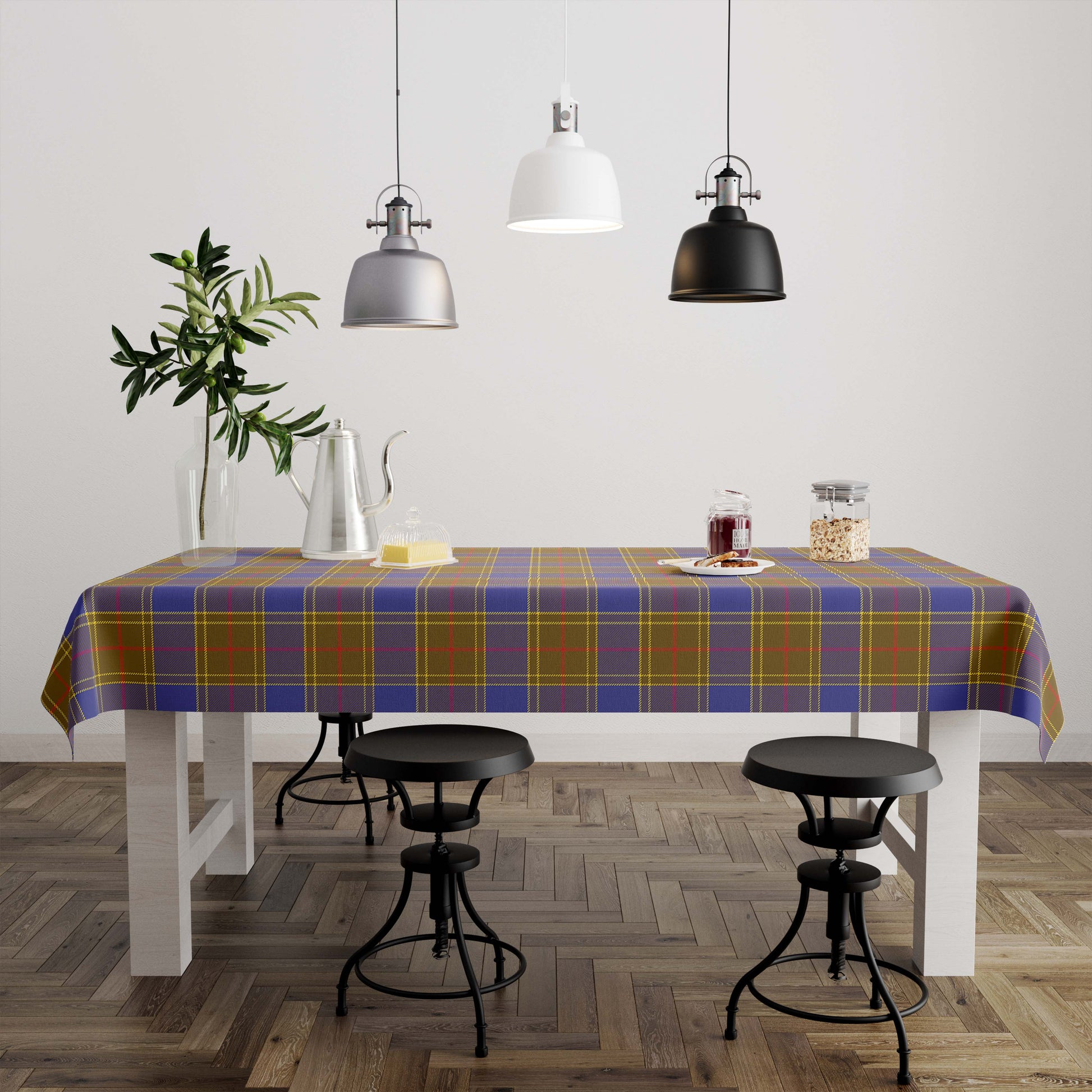 Balfour Modern Tatan Tablecloth - Tartanvibesclothing