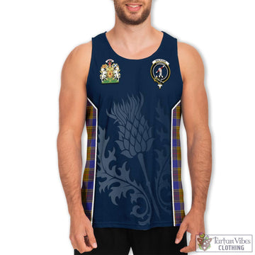 Balfour Tartan Men's Tanks Top with Family Crest and Scottish Thistle Vibes Sport Style