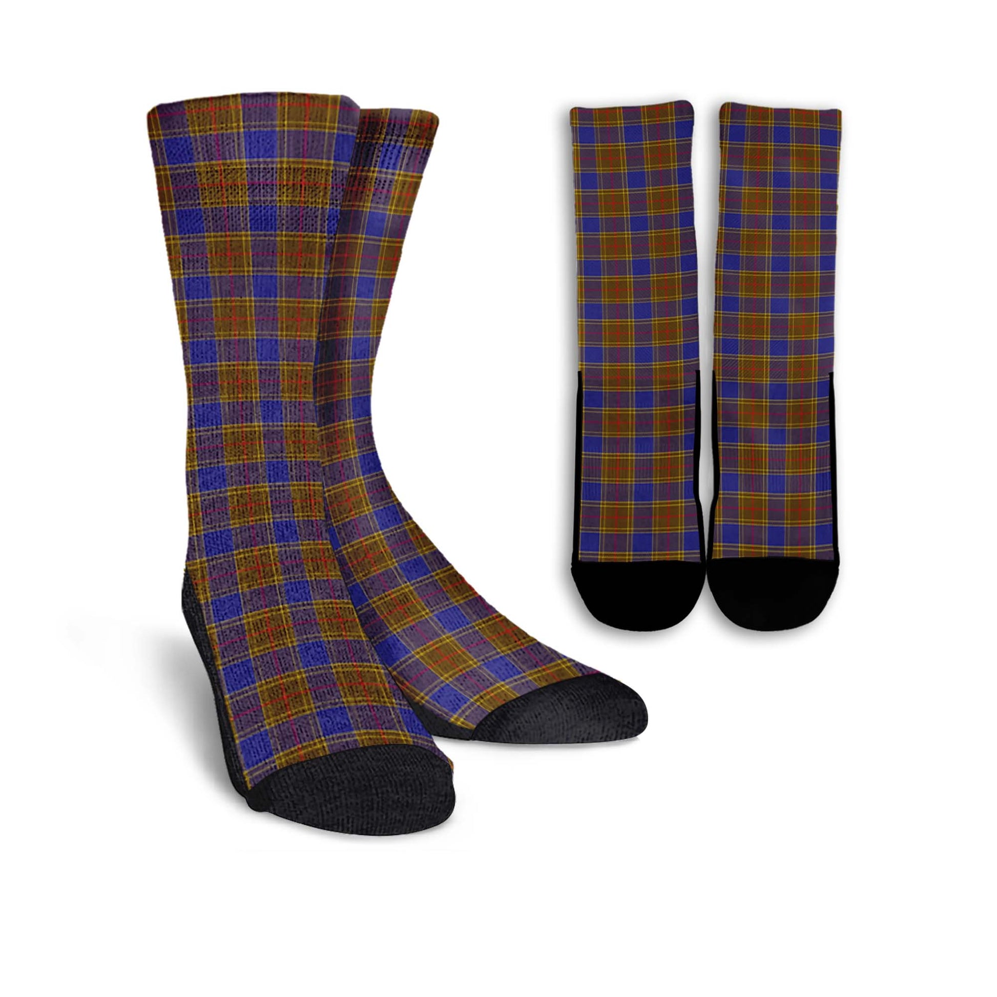 Balfour Modern Tartan Crew Socks - Tartanvibesclothing