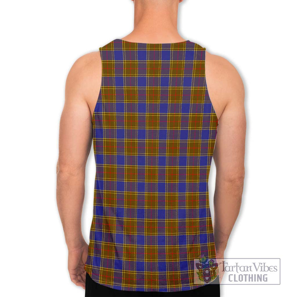 Balfour Tartan Men's Tank Top with Family Crest DNA In Me Style - Tartanvibesclothing Shop