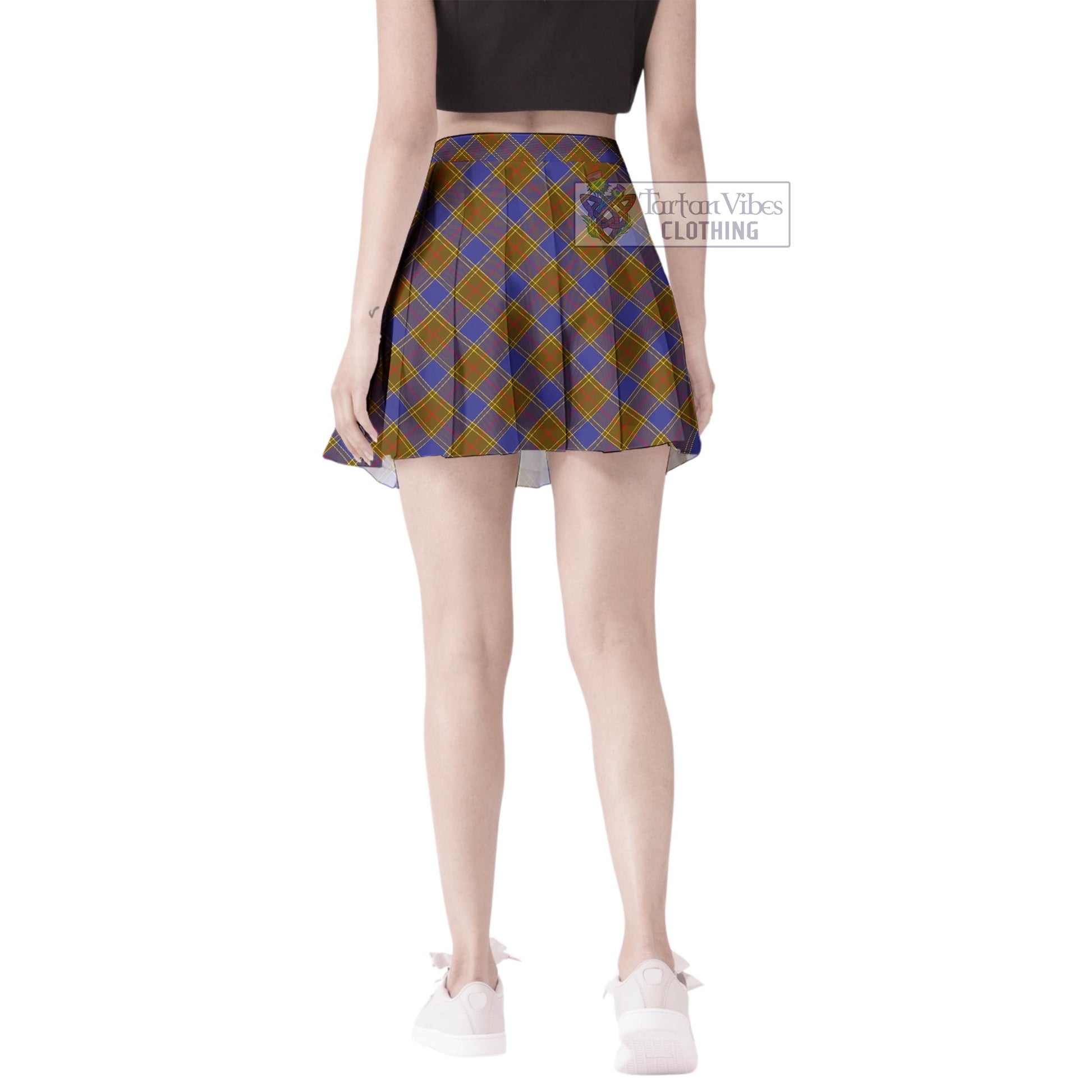 Tartan Vibes Clothing Balfour Modern Tartan Women's Plated Mini Skirt