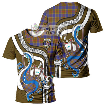 Balfour Tartan T-Shirt with Epic Bagpipe Style