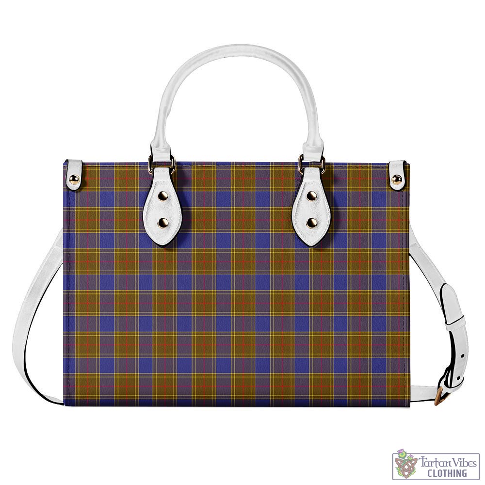 Tartan Vibes Clothing Balfour Modern Tartan Luxury Leather Handbags