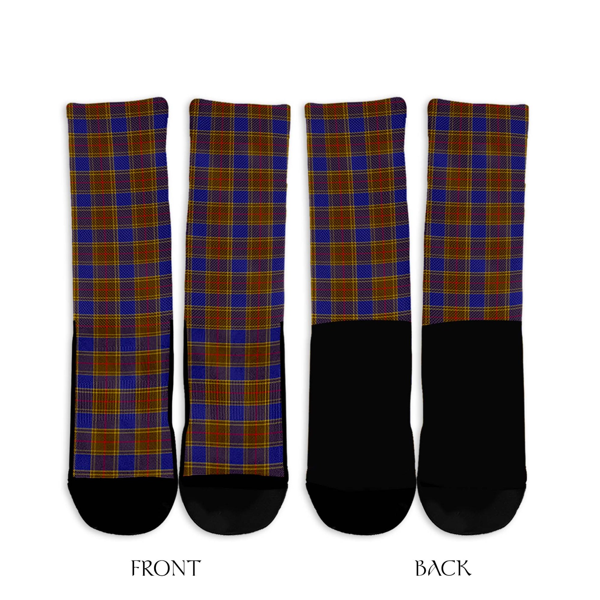 Balfour Modern Tartan Crew Socks - Tartanvibesclothing