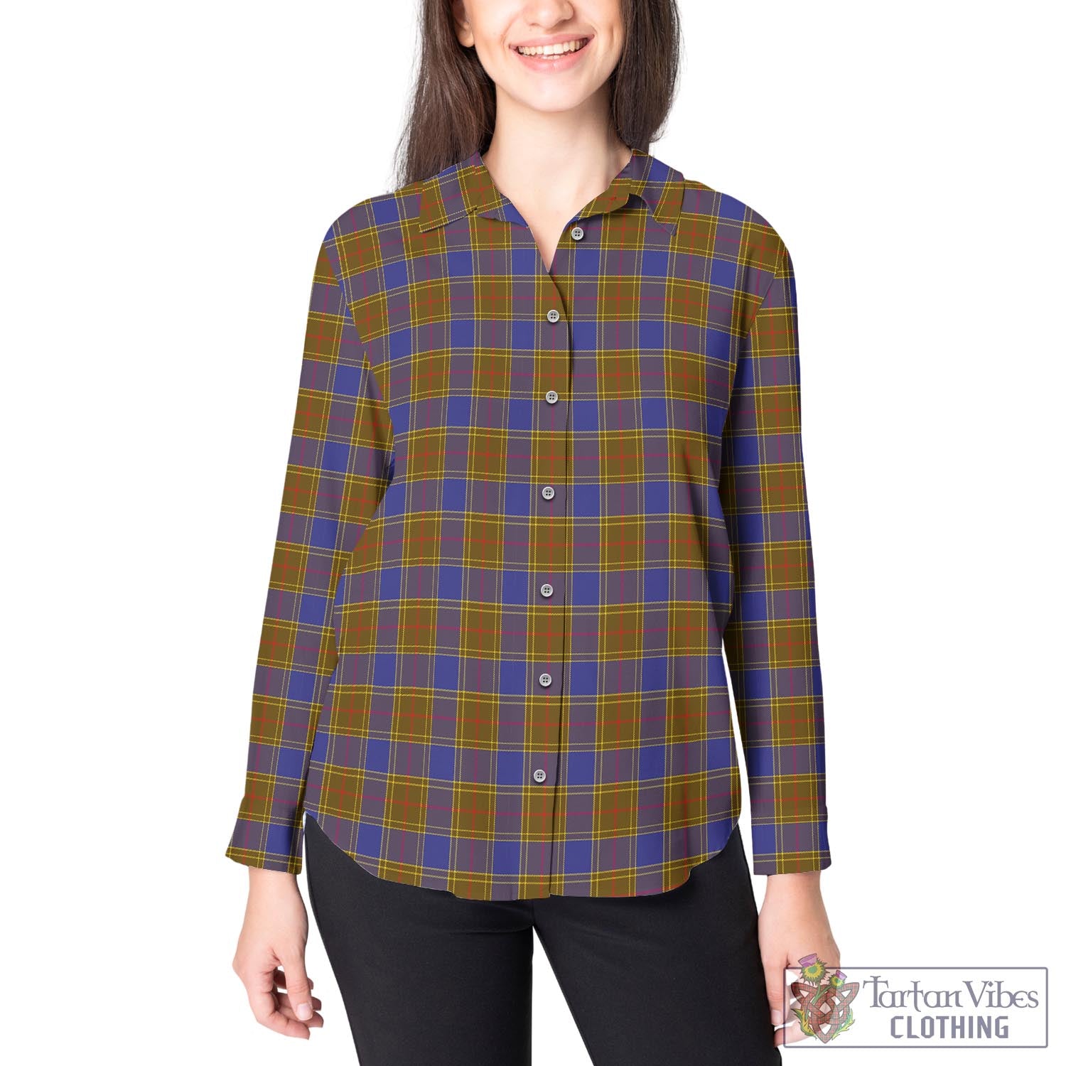 Balfour Modern Tartan Womens Casual Shirt