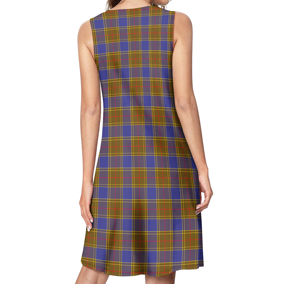 Balfour Modern Tartan Womens Casual Dresses - Tartanvibesclothing