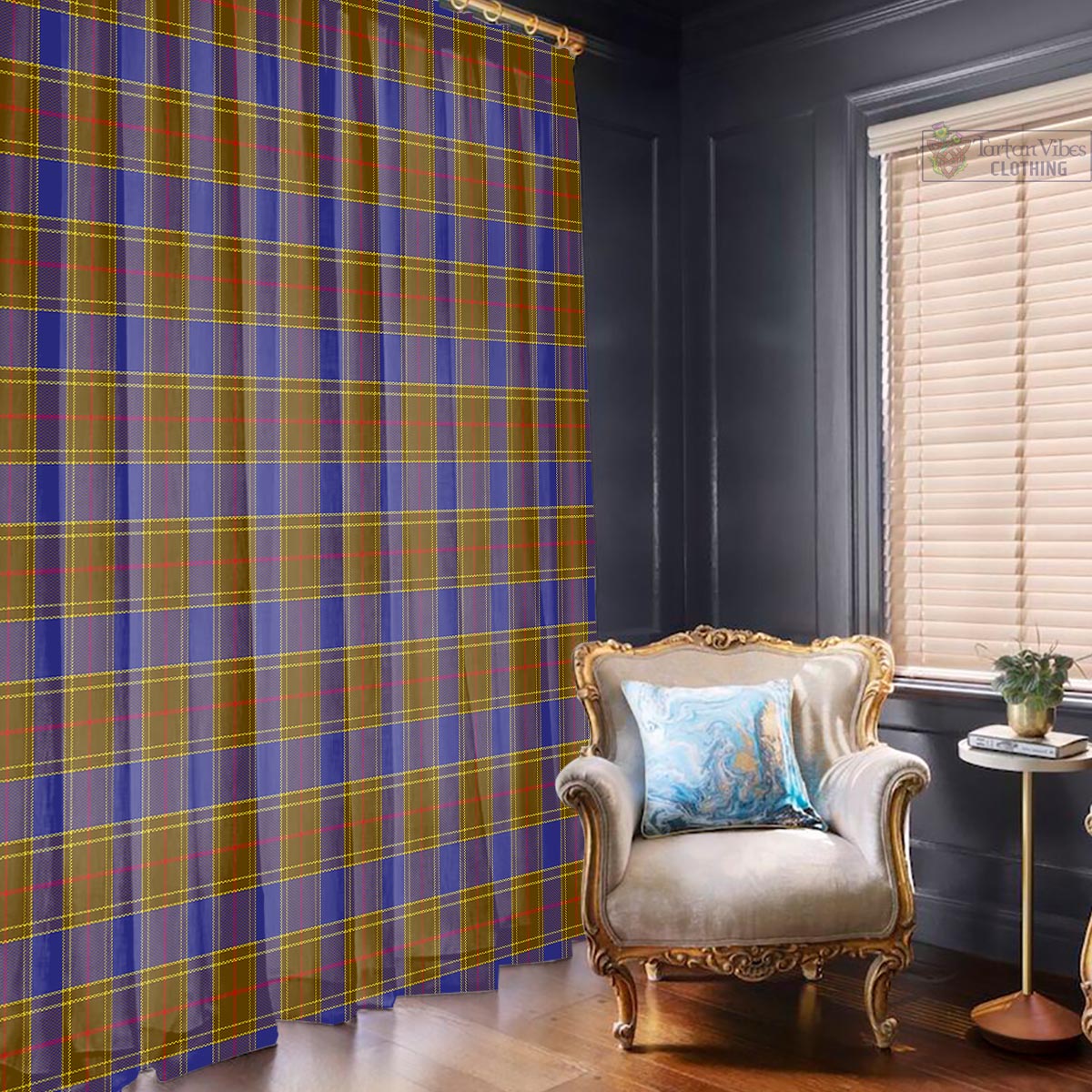 Balfour Modern Tartan Window Curtain