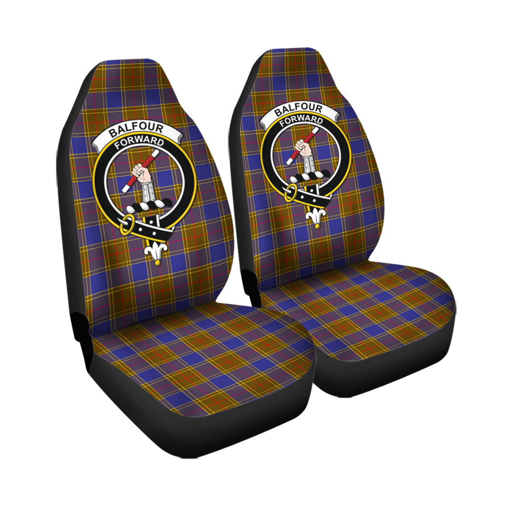 Balfour Modern Tartan Car Seat Cover with Family Crest - Tartanvibesclothing