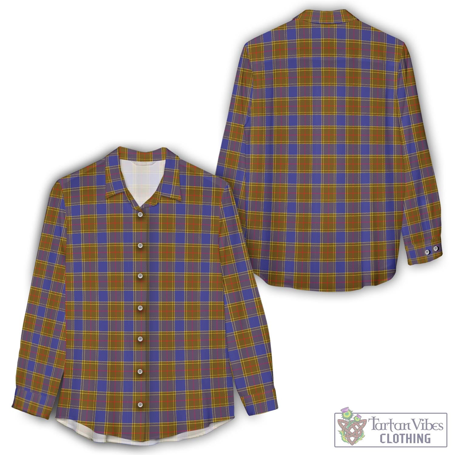 Balfour Modern Tartan Womens Casual Shirt