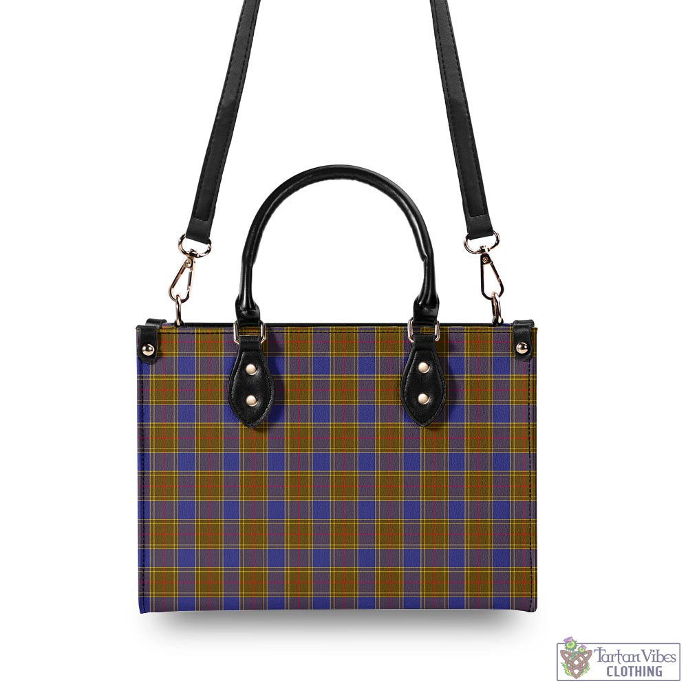 Tartan Vibes Clothing Balfour Modern Tartan Luxury Leather Handbags