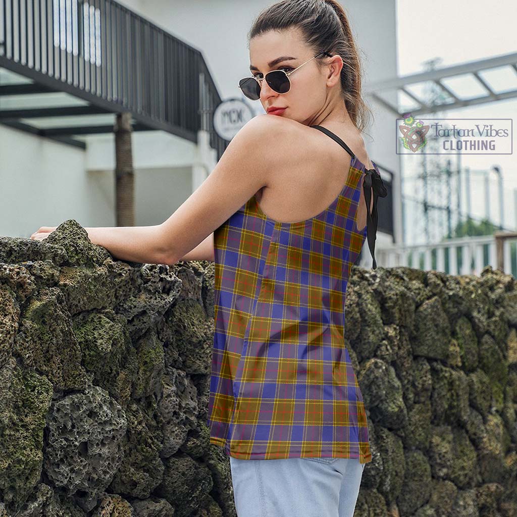 Tartan Vibes Clothing Balfour Modern Tartan Loose Halter Neck Camisole