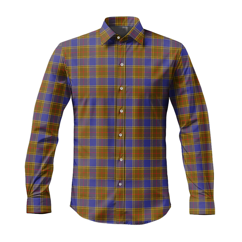 Balfour Modern Tartan Long Sleeve Button Up Shirt - Tartanvibesclothing