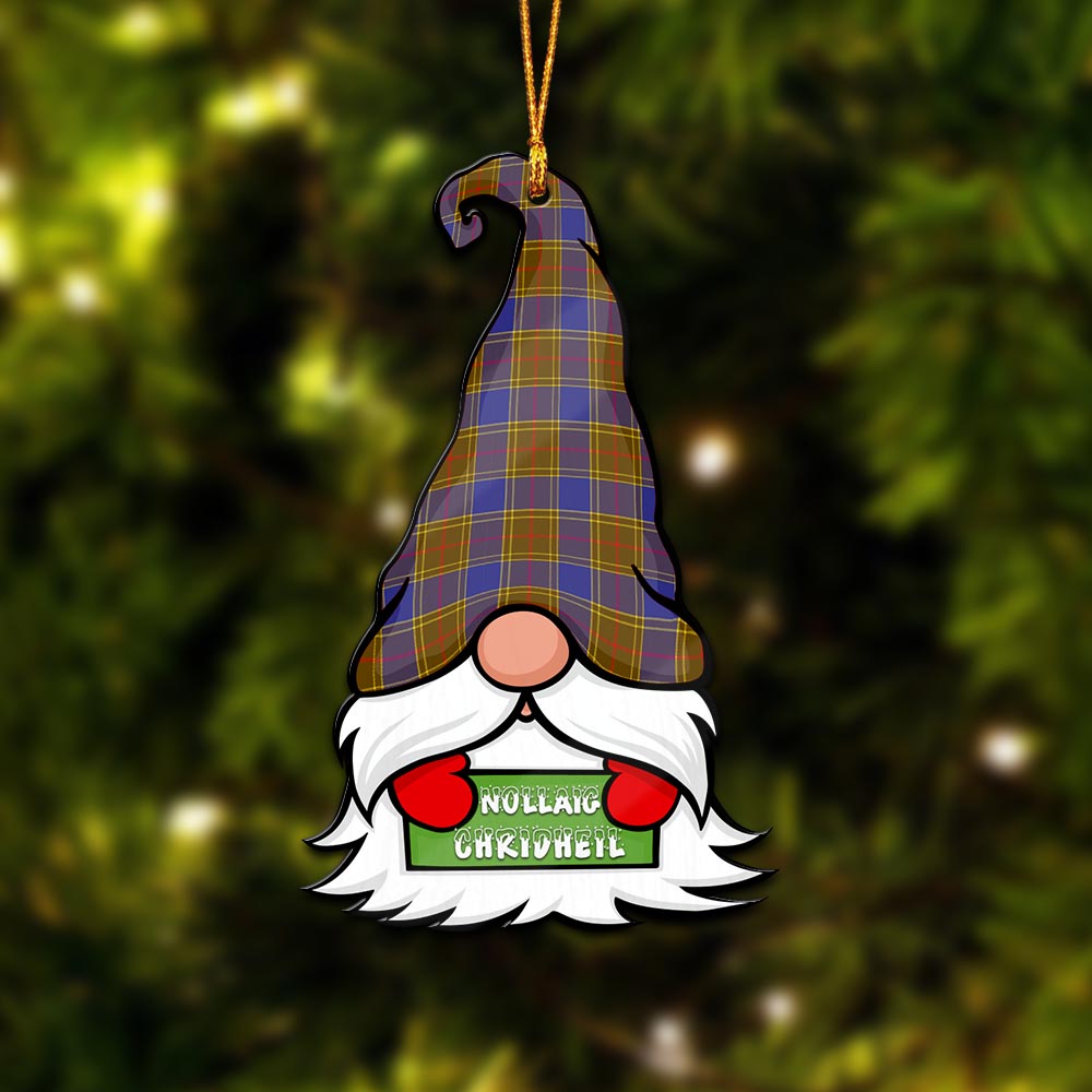 Balfour Gnome Christmas Ornament with His Tartan Christmas Hat - Tartan Vibes Clothing