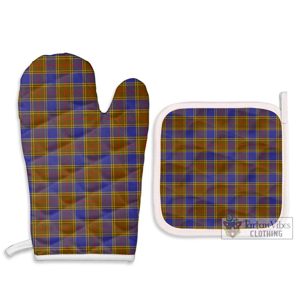 Balfour Tartan Combo Oven Mitt & Pot-Holder Combo 1 Oven Mitt & 2 Pot-Holder White - Tartan Vibes Clothing