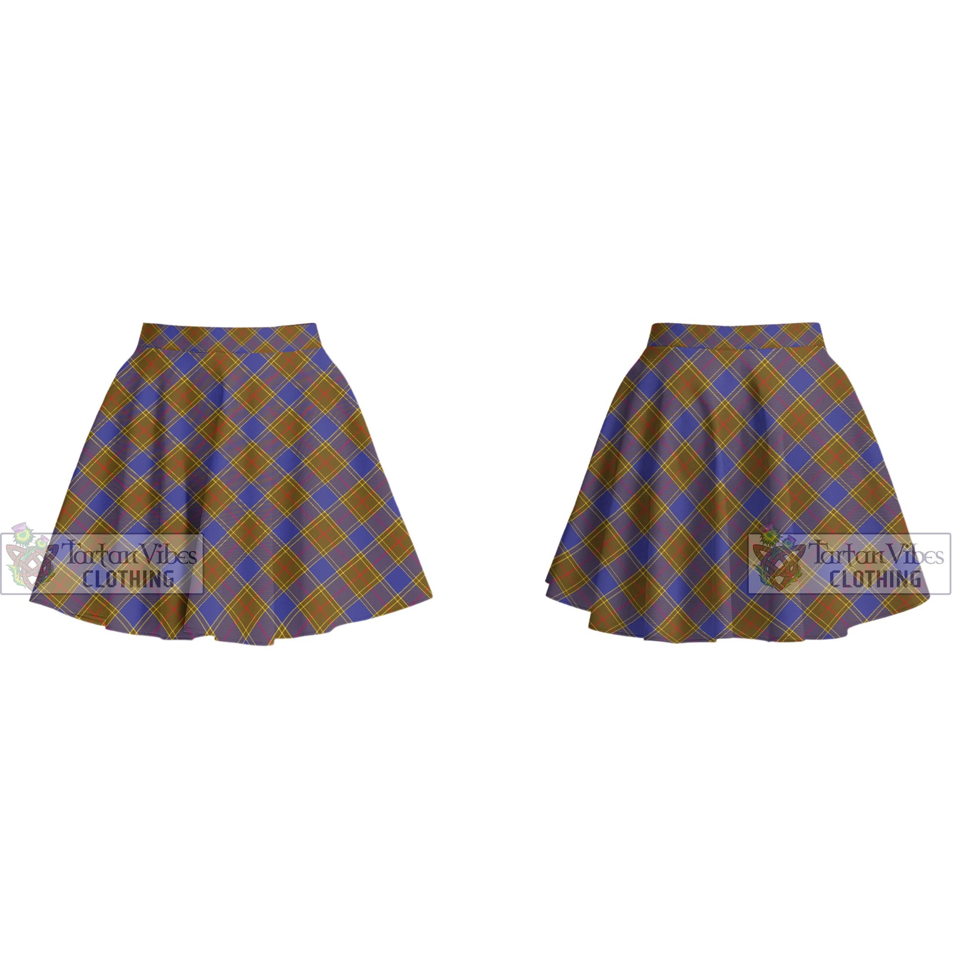 Tartan Vibes Clothing Balfour Modern Tartan Women's Plated Mini Skirt