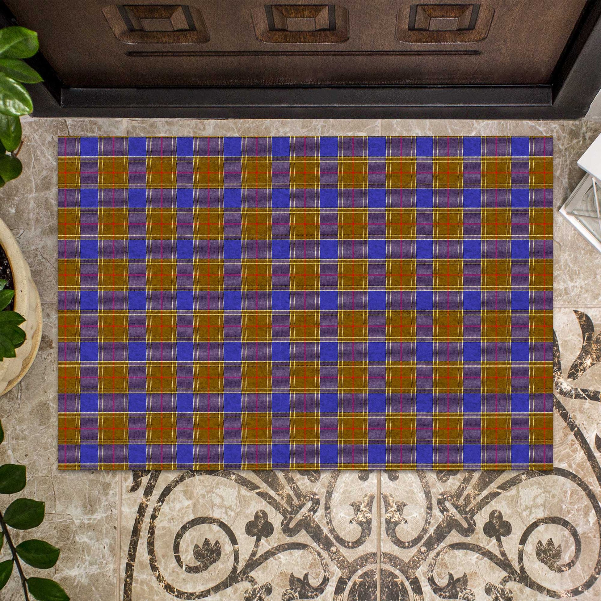 Balfour Modern Tartan Door Mat - Tartanvibesclothing