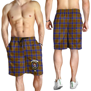 Balfour Tartan Mens Shorts with Family Crest