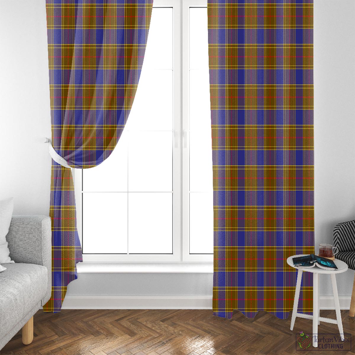 Balfour Modern Tartan Window Curtain