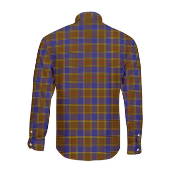 Balfour Tartan Long Sleeve Button Up Shirt with Family Crest