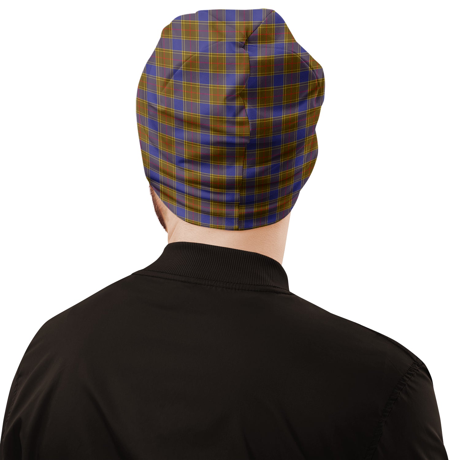 Balfour Tartan Beanies Hat with Family Crest - Tartan Vibes Clothing