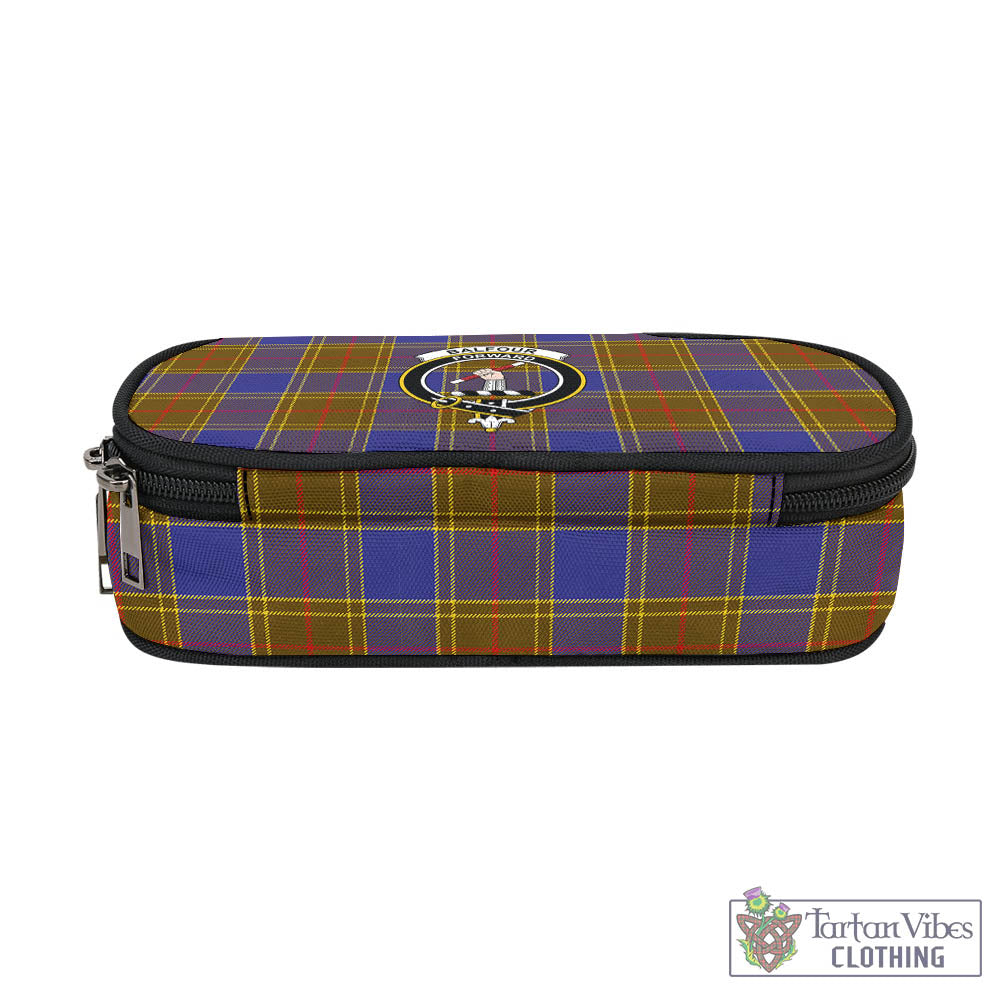 Tartan Vibes Clothing Balfour Modern Tartan Pen and Pencil Case with Family Crest