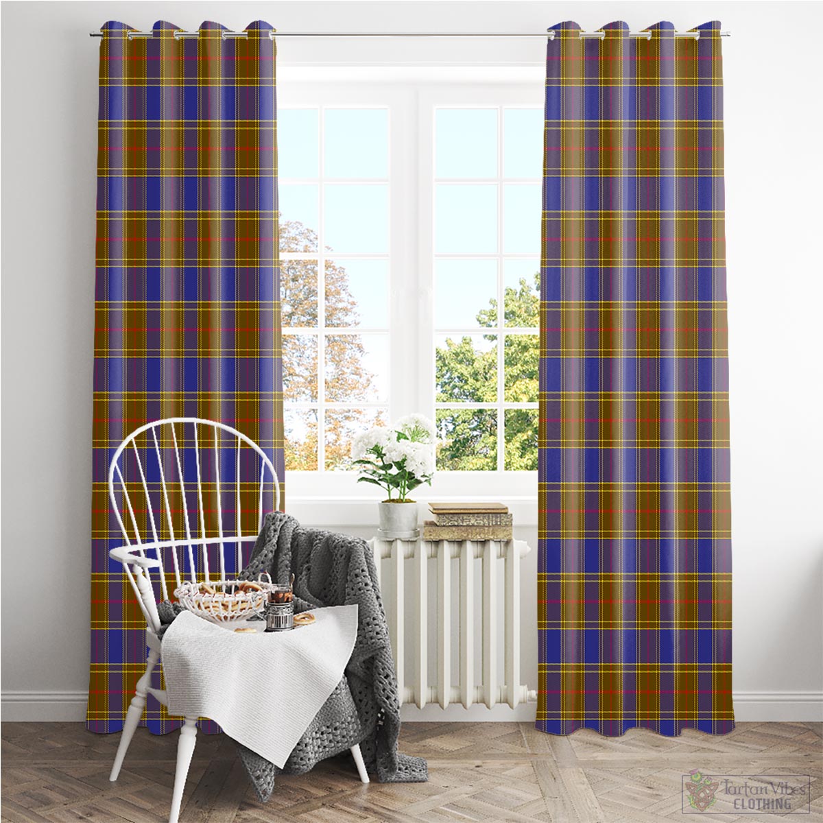 Balfour Modern Tartan Window Curtain