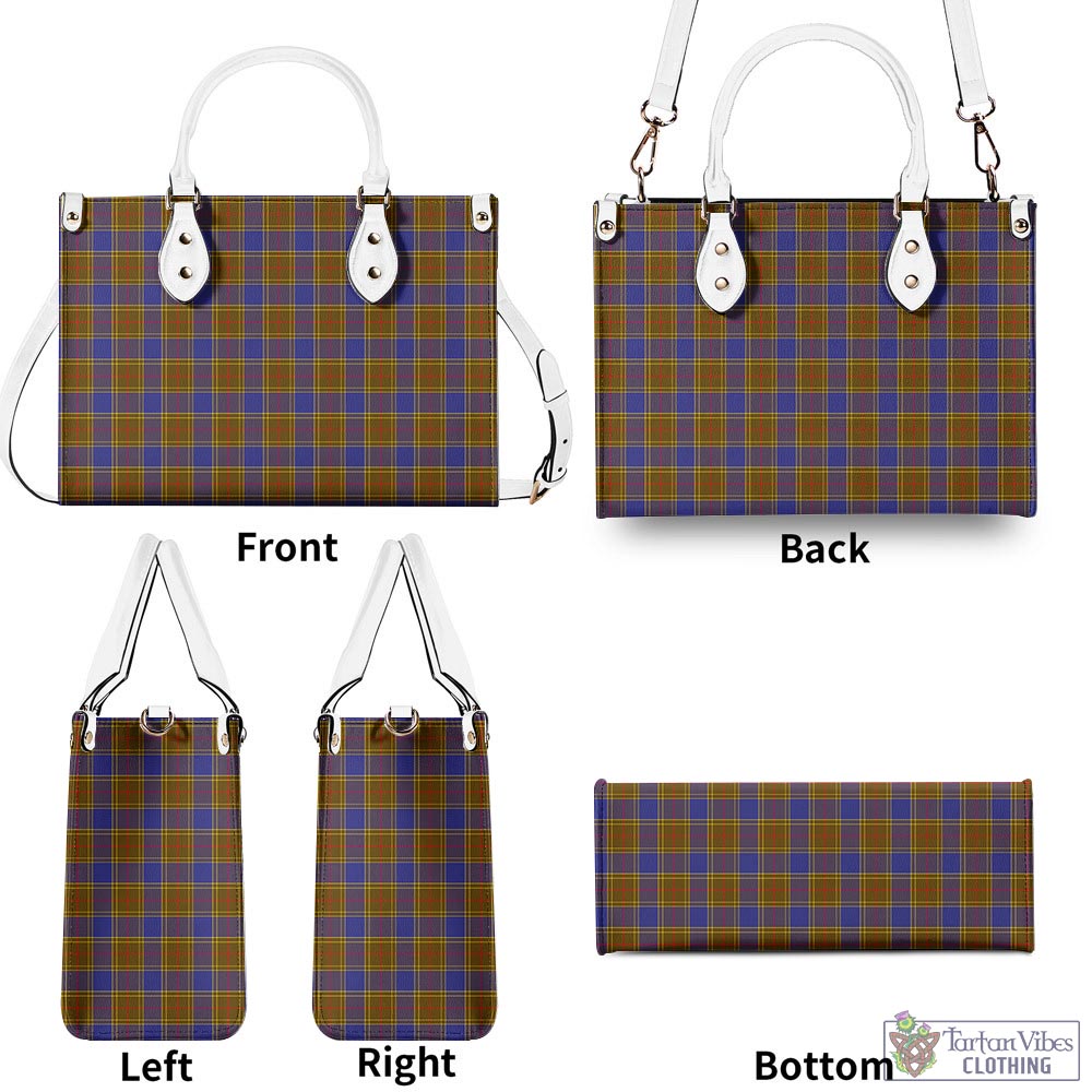 Tartan Vibes Clothing Balfour Modern Tartan Luxury Leather Handbags