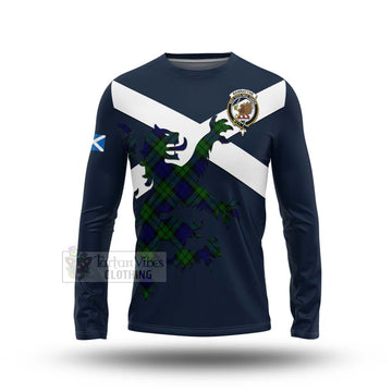 Bannatyne Tartan Lion Rampant Long Sleeve T-Shirt Proudly Display Your Heritage with Alba Gu Brath and Clan Name Unisex - Tartan Vibes Clothing