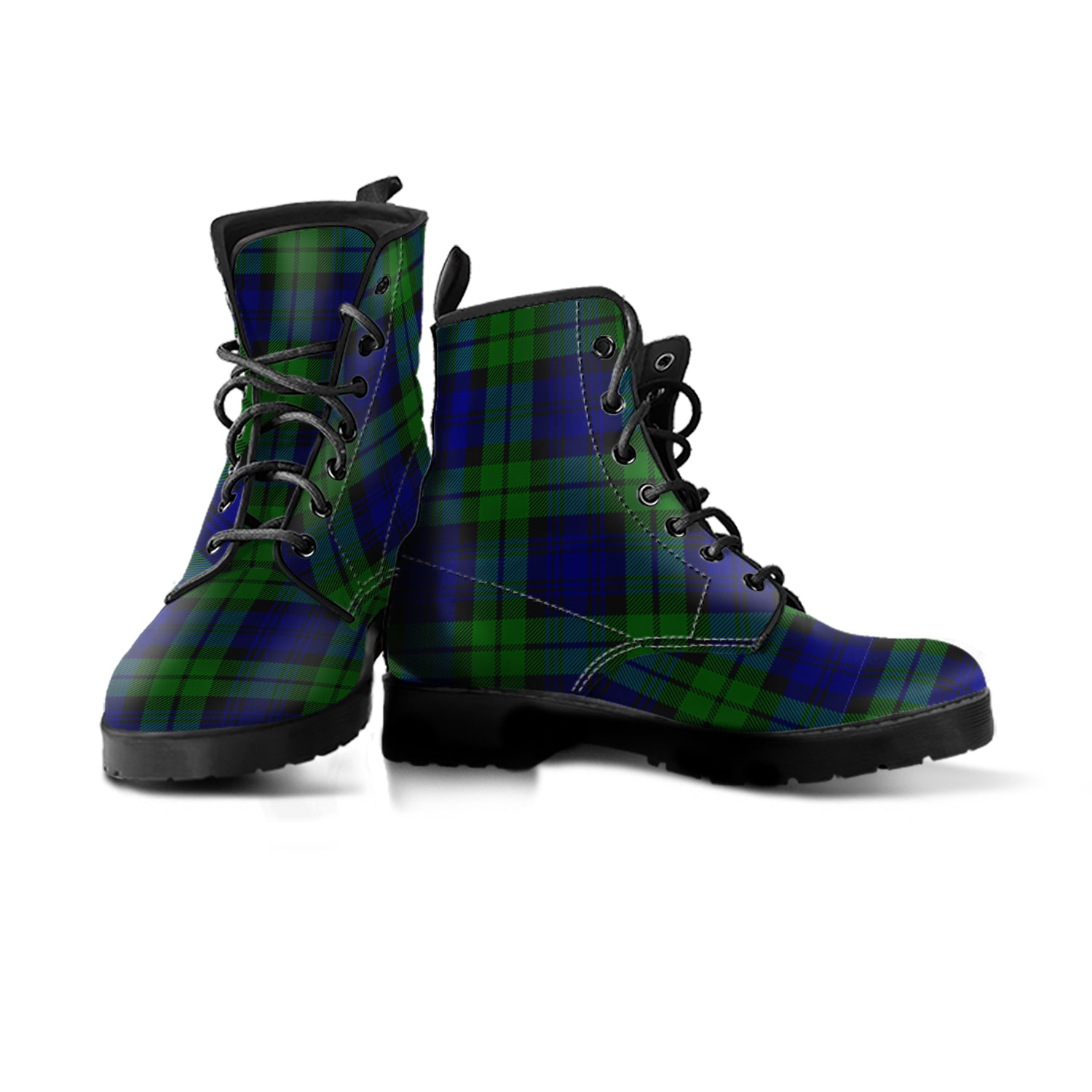 Bannatyne Tartan Leather Boots - Tartanvibesclothing