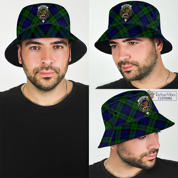 Bannatyne Tartan Bucket Hat with Family Crest