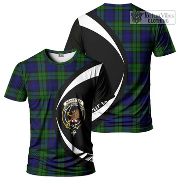 Bannatyne Tartan T-Shirt with Family Crest Circle Style Kid's Shirt - Tartan Vibes Clothing