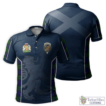 Bannatyne Tartan Men's Polo Shirt with Family Crest and Lion Rampant Vibes Sport Style Kid - Tartan Vibes Clothing