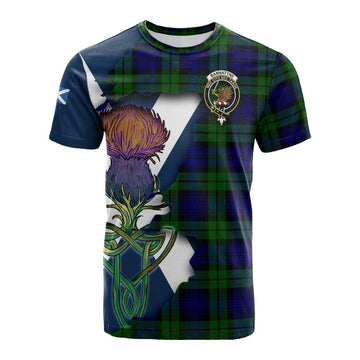 Bannatyne Tartan Family Crest Cotton T-shirt Scottish Thistle Celtic Inspired Kid's Shirt - Tartan Vibes Clothing