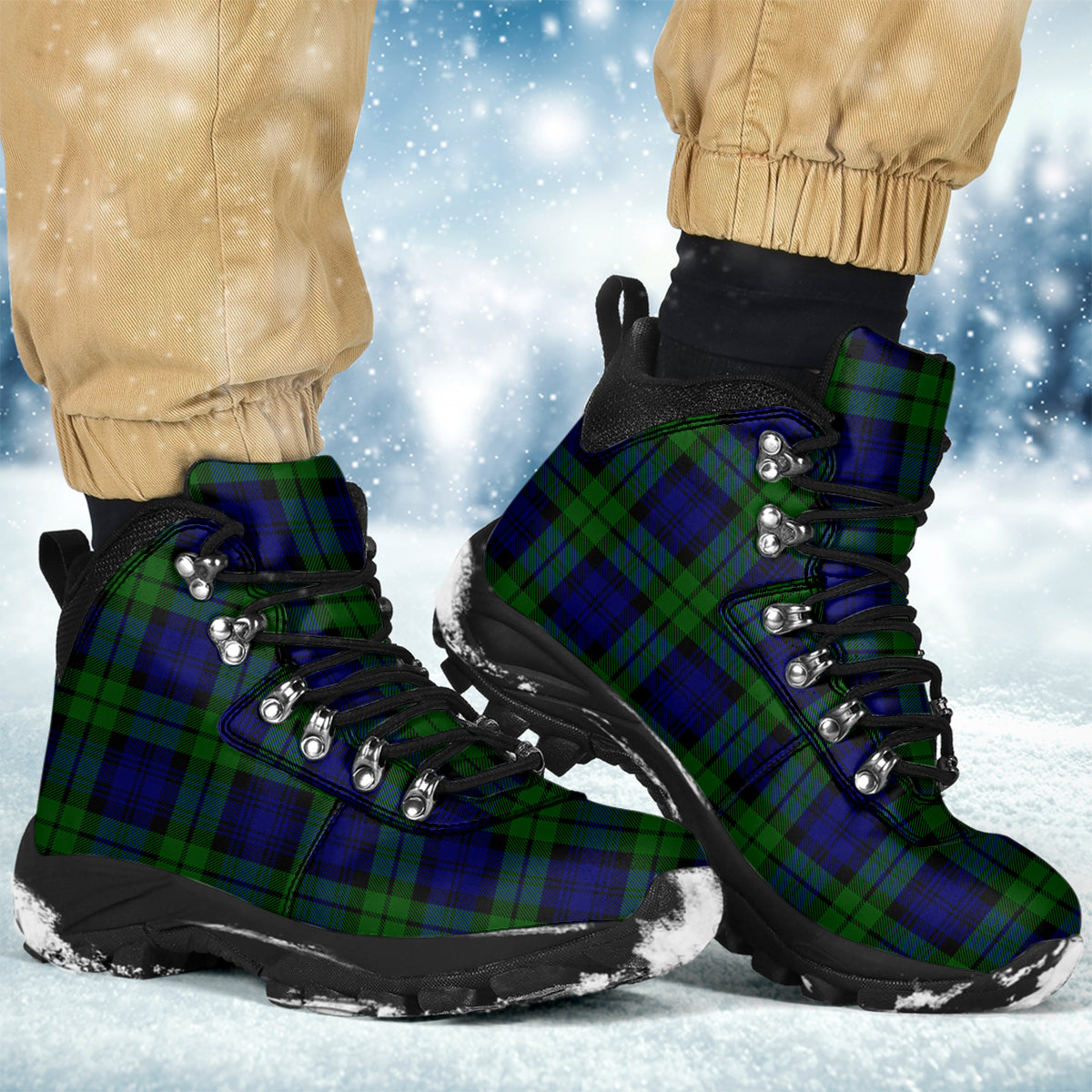 Bannatyne Tartan Alpine Boots - Tartanvibesclothing