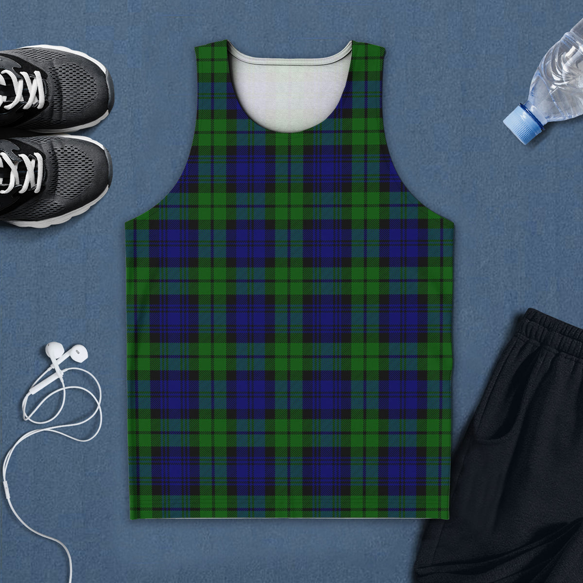 Bannatyne Tartan Mens Tank Top 5XL - Tartan Vibes Clothing