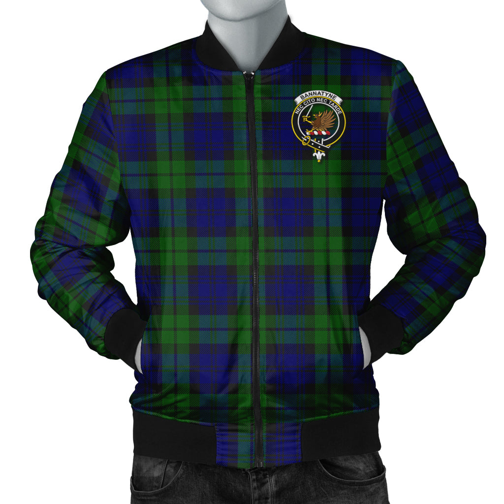 Bannatyne Tartan Bomber Jacket with Family Crest Unisex - Tartanvibesclothing