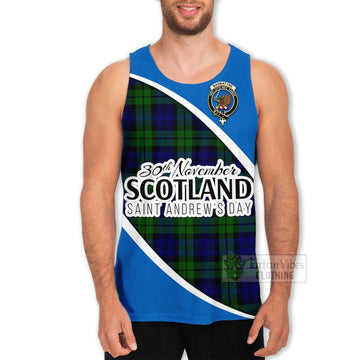 Bannatyne Family Crest Tartan Men's Tank Top Celebrate Saint Andrew's Day in Style Men - Tartan Vibes Clothing