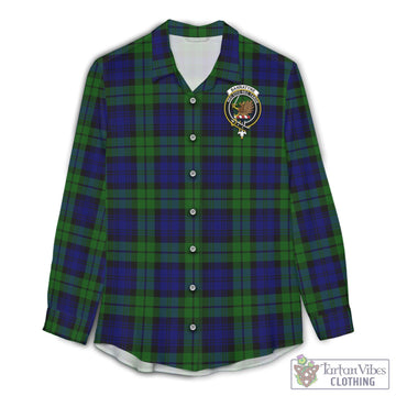 Bannatyne Tartan Women's Casual Shirt with Family Crest