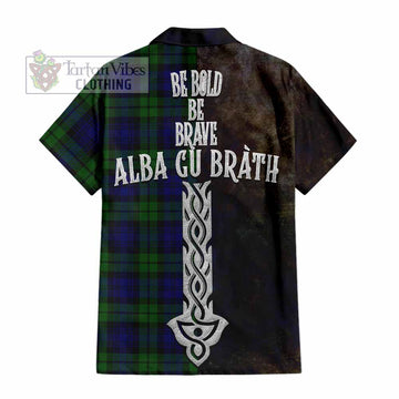 Bannatyne Tartan Family Crest Hawaiian Shirt Alba Gu Brath Be Brave Lion Ancient Style - Tartan Vibes Clothing