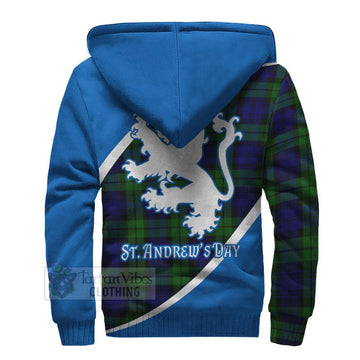 Bannatyne Family Crest Tartan Sherpa Hoodie Celebrate Saint Andrew's Day in Style - Tartan Vibes Clothing
