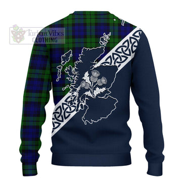Bannatyne Tartan Ugly Sweater Featuring Thistle and Scotland Map - Tartan Vibes Clothing