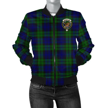 Bannatyne Tartan Bomber Jacket with Family Crest