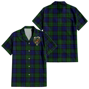 Bannatyne Tartan Hawaiian Shirt with Family Crest - Tartan Vibes Clothing