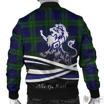 Bannatyne Tartan Bomber Jacket with Alba Gu Brath Regal Lion Emblem - Tartan Vibes Clothing