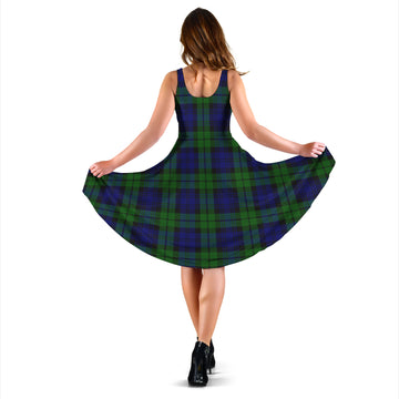 Bannatyne Tartan Sleeveless Midi Womens Dress