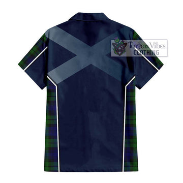 Bannatyne Tartan Hawaiian Shirt with Family Crest and Lion Rampant Vibes Sport Style - Tartan Vibes Clothing