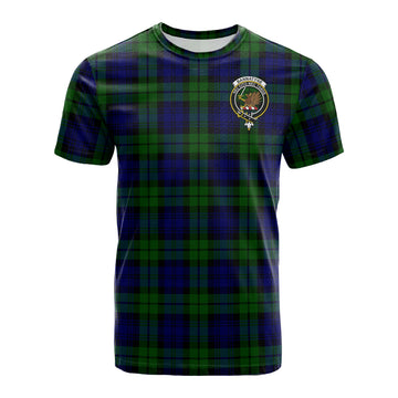 Bannatyne Tartan T-Shirt with Family Crest